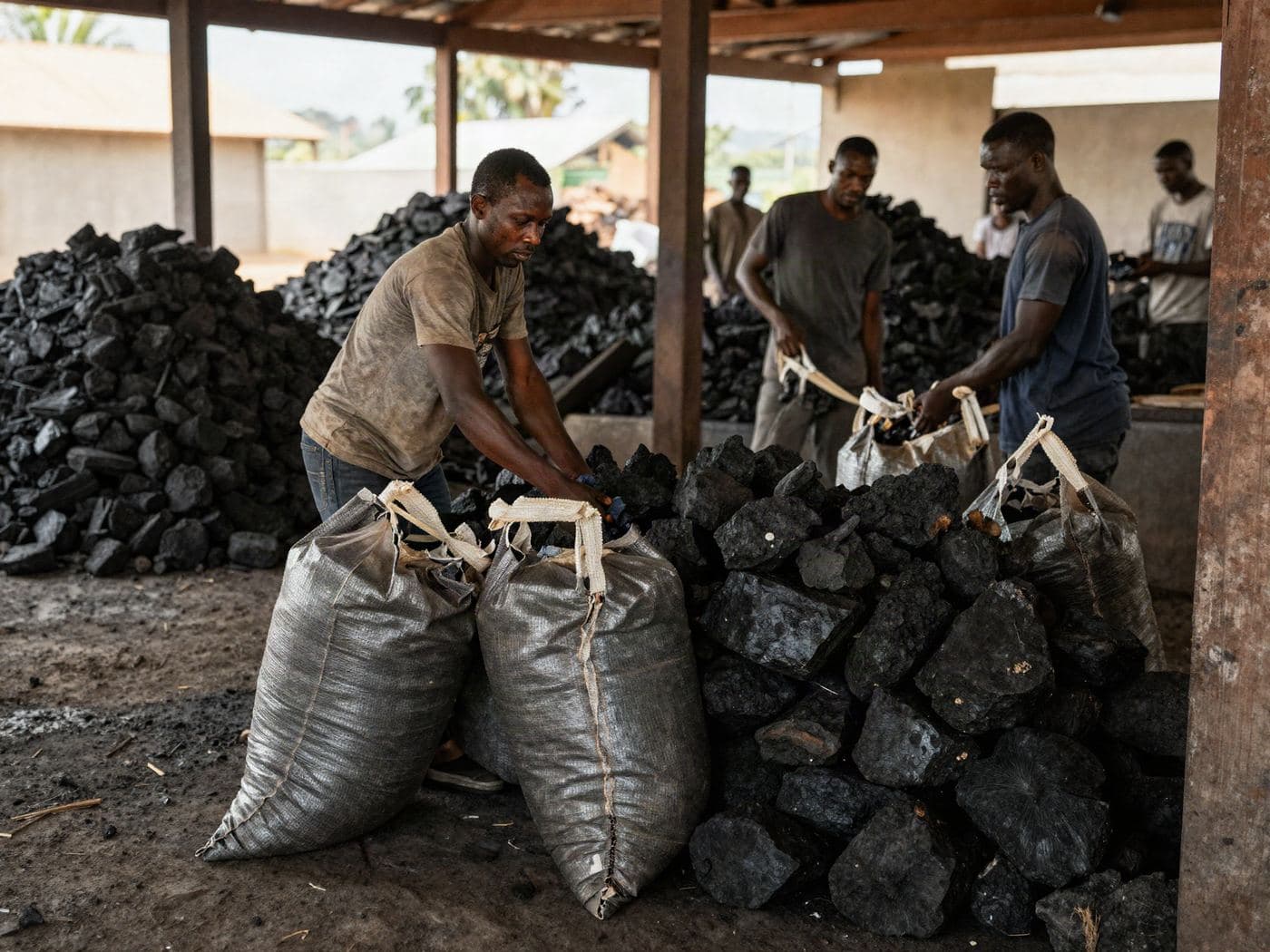 Sustainable charcoal recovery